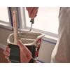 Wooster Brush Quart Pail 8619 Pelican Hand Held 1, Gray & Red