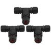 Tee Connector Cable Connector T Shape 3 pole Outside Cable Connector Cable External Sleeve Coupler for Cable