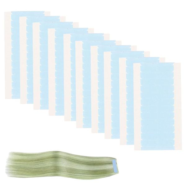 120 Pcs Hair Extension Tape Tabs Pre-cut Double Sided Wig Adhesive Durable &Waterproof Hair Extension Adhesive Tapes for Hair Extensions Wigs and Hairpieces