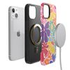 Casely iPhone 14 Plus Case | Flower Patch | Multi-Color Floral | Compatible with MagSafe | Bold Protective Design