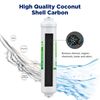 4 Pack Inline Post Carbon Water Filter Purifier Quick Connect 1/4" T33 10" x 2"