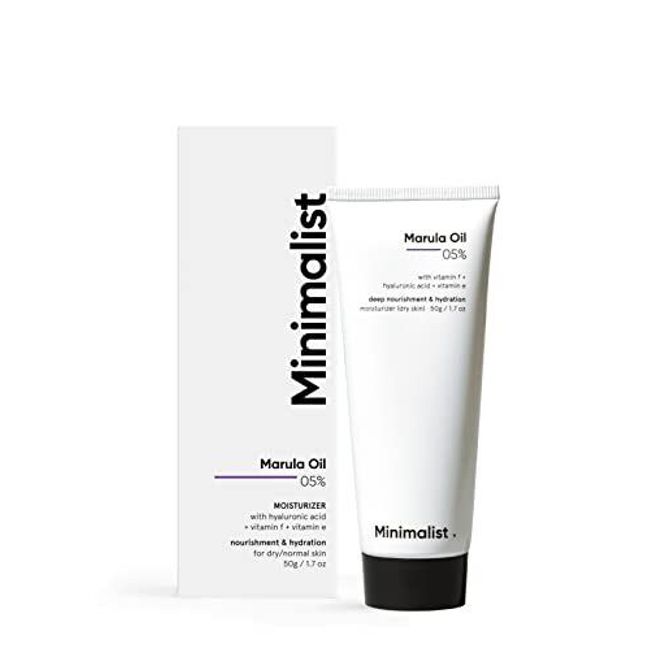 Minimalist Marula Oil 5% Face Moisturizer For Dry Skin 1.7 Ounce (Pack of 1)