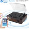 Vinyl Record Player Turntable with Built-in Bluetooth Receiver 2 Stereo Speaker
