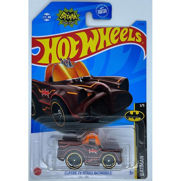 Hot Wheels - Classic TV Series Batmobile - RED - Batman 1/5-3/250 - Mint/NrMint Ships Bubble Wrapped in a Box