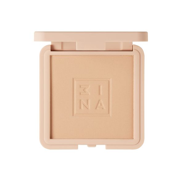 3INA The Compact Powder 618 - Gives An Even, Natural And Silky Finish - Comfortable And Luminous Texture - Easy To Blend - Uniform Coverage - Enhances The Skin Tone - Cruelty Free And Vegan - 0.44 Oz