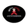 HIV AIDS Awareness Protect Yourself Message PopSockets Adhesive PopGrip