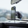 Quad Lock Suction Windshield/Dash Car Mount Kit with Wireless Charging Head (V2) and MAG Galaxy S22 Case