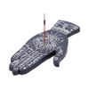 Hamsa Hand Incense Burner Black 9 x 19cm