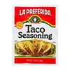 La Preferida Authentic Taco Seasoning Mix - Bold Flavor, Versatile Spice blend for Wings, Burgers, Soups, Dips &amp; more, 1.25 oz (Pack of 24)