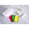 Bastex Exfoliating Bath Washcloth. Genuine Korean Towel Cloth Used for Exfoliating. Exfoliator Scrub Mitten for Bath and Shower Use - 3 Pieces (6.7 inch x 5.2 inch). Comes in Yellow, Pink and Green