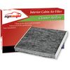 EPAuto CP182 (CF11182) Replacement for Honda Premium Cabin Air Filter includes Activated Carbon