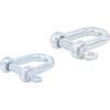 BGS Diy 80871 | Shackle Set | D-Type | 2 pcs.