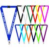 Hands Off ® Personalised Printed Lanyard - ID Card, Key Holder (Blue)