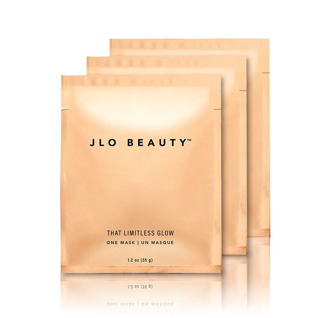 JLO BEAUTY That Limitless Glow Face Mask | Visibly Tightens, Lifts, Hydrates, Plumps, & Brightens For Glowy Skin, Infused With JLo Glow Serum