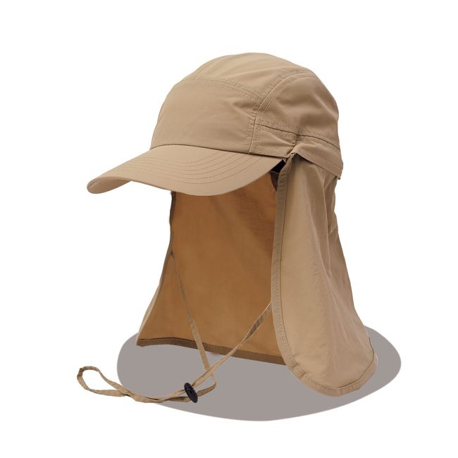 Kiu K327-911 Sun Shade Cap, UV Protection, Waterproof, Unisex, Beige