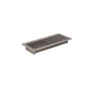 Brown Steel Floor Register Vent Diffuser, Close Damper, Fits 4"x12" Duct Opening