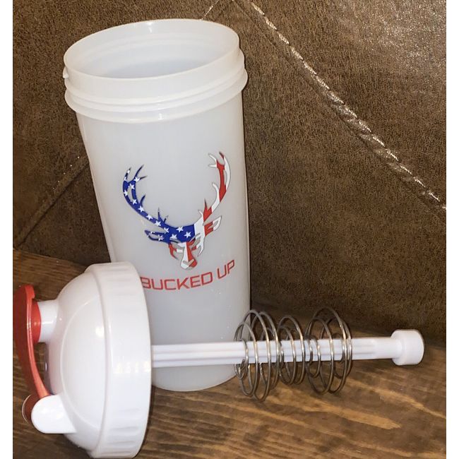 Bucked Up Perfect Shaker Cup 24oz, Plastic, Brand New, See Pictures