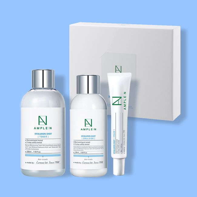 Ampoule N Hyaluronic Shot 3-piece special set (toner 220ml + lotion 130ml + cream 30ml)