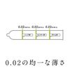 Okamoto Condoms Okamoto Zero Two 0.02 Standard 12 units