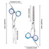 Hair Scissors Set Professional Stainless Steel Hair Cutting Scissors and Hairdressing Thinning Scissors for Home, Salon or Barbers Use