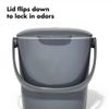 OXO Good Grips Easy-Clean Compost Bin - Charcoal - 2.83 Litre