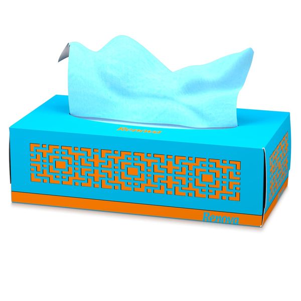 RENOVA BLUE Facial 80 Tissues