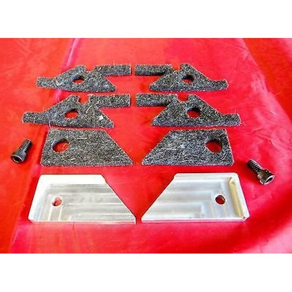 Bridgeport Mill Part, Milling Machine Column Wiper Holders, Screws & Felt Wipers