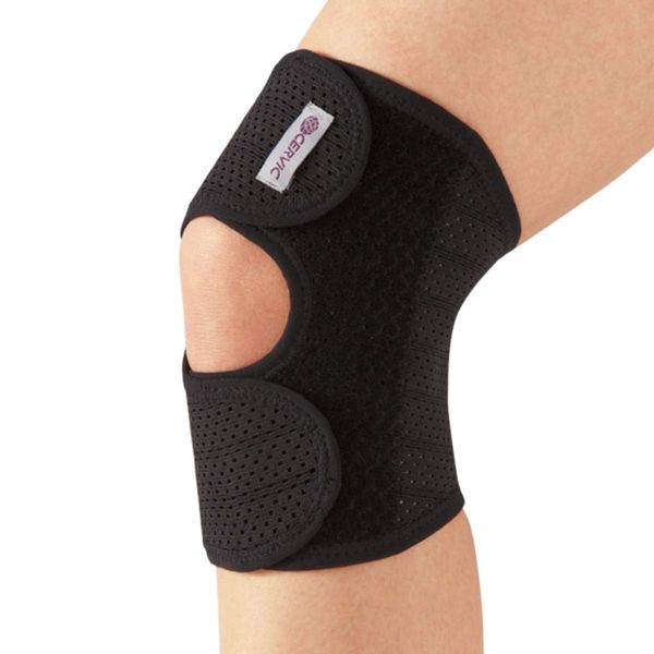 Supporter Total Mesh one-touch type Knee Supporter 1 Pieces Black , , ,