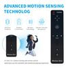 TechKen 2 Sets Remote Controller for Wii, Replacement Remote Built-in Motion Plus Controller and Nunchuck (Black White)