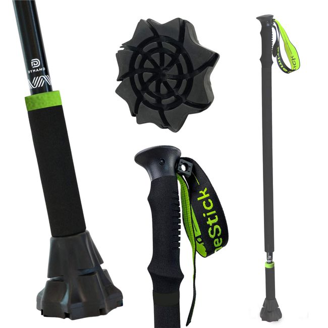 New Dynamo Prime Stick, Lightweight Walking Cane, Best Vertical Balance-Posture Cane. Adjustable, All-Weather, All-Terrain and Functional. Designed Thru Science, Built for Comfort and Confidence.