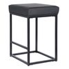 Set of 4 for Kitchen Counter Backless Modern Square Barstools Support 330 LBS
