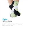 NatraCure Plantar Fasciitis Therapy Cold Socks with Compression Band - Reusable Ice Pack Slippers for Plantar Fasciitis, Arch Pain, Heel Pain, Swelling - FBA710 CAT - (Size: Large)