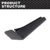 CNNELL RV Rain Gutter Spout Long Version Left and Right Black Gutter Spout 3 1/2" Long 4pcs