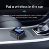 DC 5V Wireless 5.0 Audio Receiver Display Screen RCA AUX Transmitter  Black