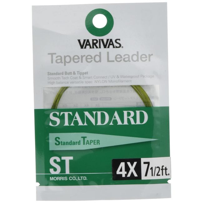 VARIVAS Harris Tapered Leader Standard ST 7.5ft 4X TL-2