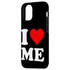 iPhone 15 Red Heart I Love Me Smartphone Case