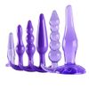 6 Style Clear Super Soft Purple Jelly Silicone Expansion Items Kit