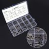 Akozon E-Clip 200pcs Stainless Steel E-Ring Circlip Assortment M1.5-M10 Locking Washers