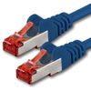 1aTTack.de 1x 10m - Cat 6 network cable patch cable Cat6 RJ45 SFTP - blue