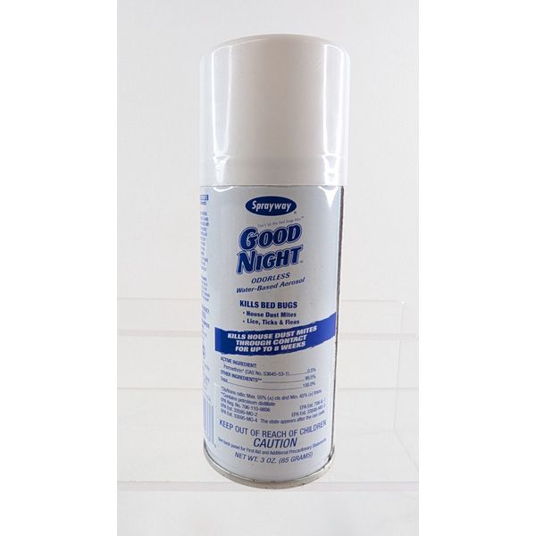 😃 Sprayway Good Night Aerosol Bed Bug Spray 3oz