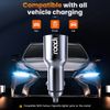 IC1-AA Bluetooth Fast Car Charger 2 USB Port Cigarette Lighter Socket Adapter