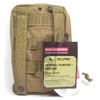 BAE Systems ECLiPSE Medium GP Utility MOLLE Pouch - coyote brown w/black zipper