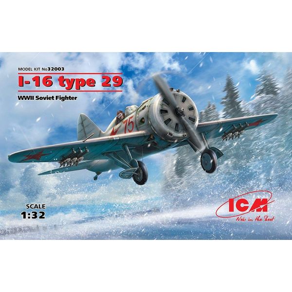ICM 1:32 - I-16 type 29 WWII Soviet Fighter