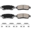 SUPLABEL Priority1 CFC883 Rear Brake Pads Compatible with Select Models Buick Enclave,Rainier,Outlook
