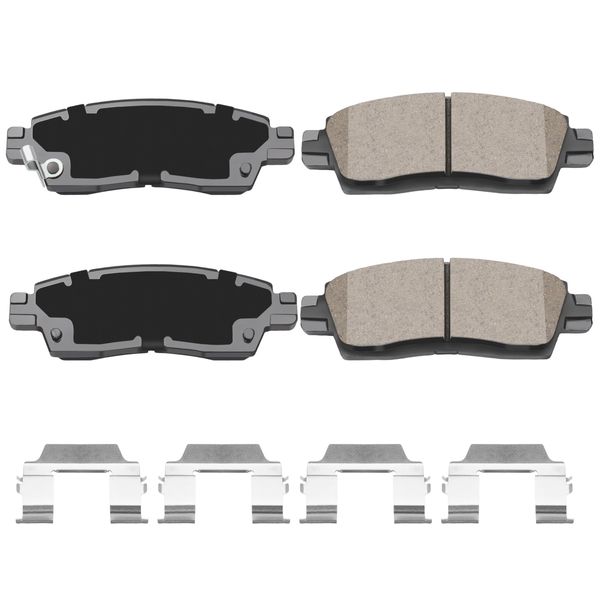 SUPLABEL Priority1 CFC883 Rear Brake Pads Compatible with Select Models Buick Enclave,Rainier,Outlook