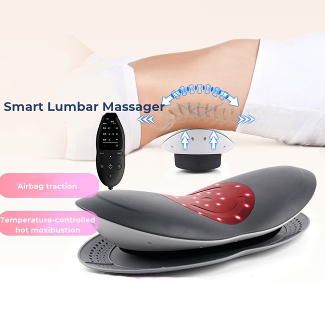 Traction Lumbar High Frequency Vibration Massager For Waist Hot