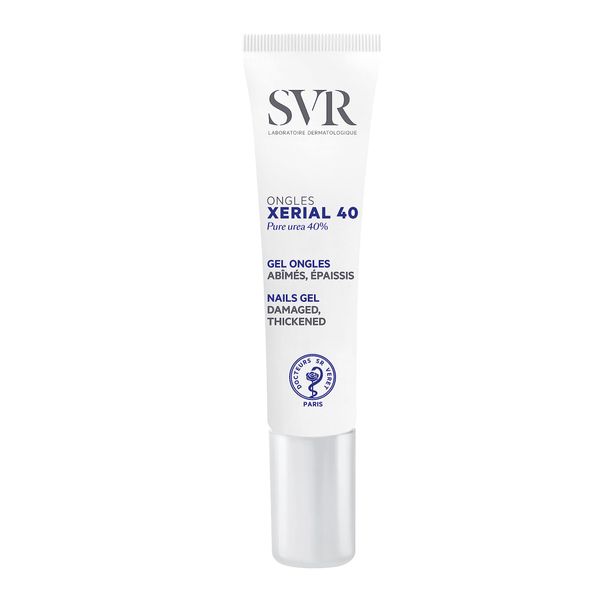 SVR XERIAL 40 - Brush-On Nail Repairing Treatment for Ridged, Hardened, Thick, Flaking and Peeling Nails, 10ml