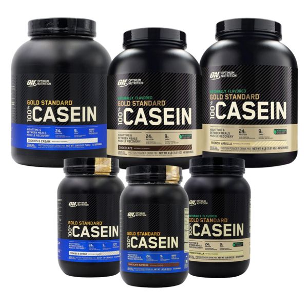 Optimum Casein Protein 6 types, Cookies & Cream 825g