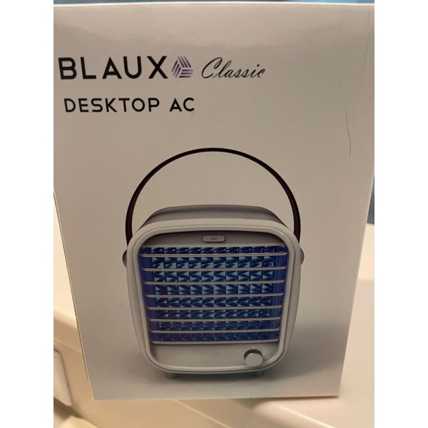 Blaux Classic Desktop AC Portable Cooling Fan W/Box Open Box Tested Works Great!