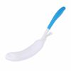 Shower Brush, Bath Brush Long Curved Handle Soft Sponge Body Cleaning Exfoliating Shower Brushes Back Brush Scrubber Body Skin Exfoliation Tool Handled Bath Body Brush for Men Women
